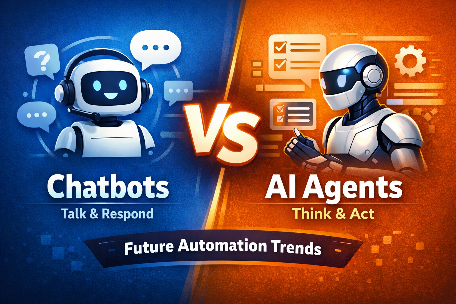 AI Agents vs Chatbots Future Automation Trends
