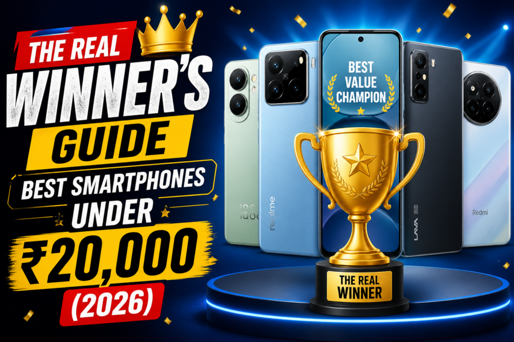 The Real Winner’s Guide Best Smartphones Under ₹20,000 (2026)