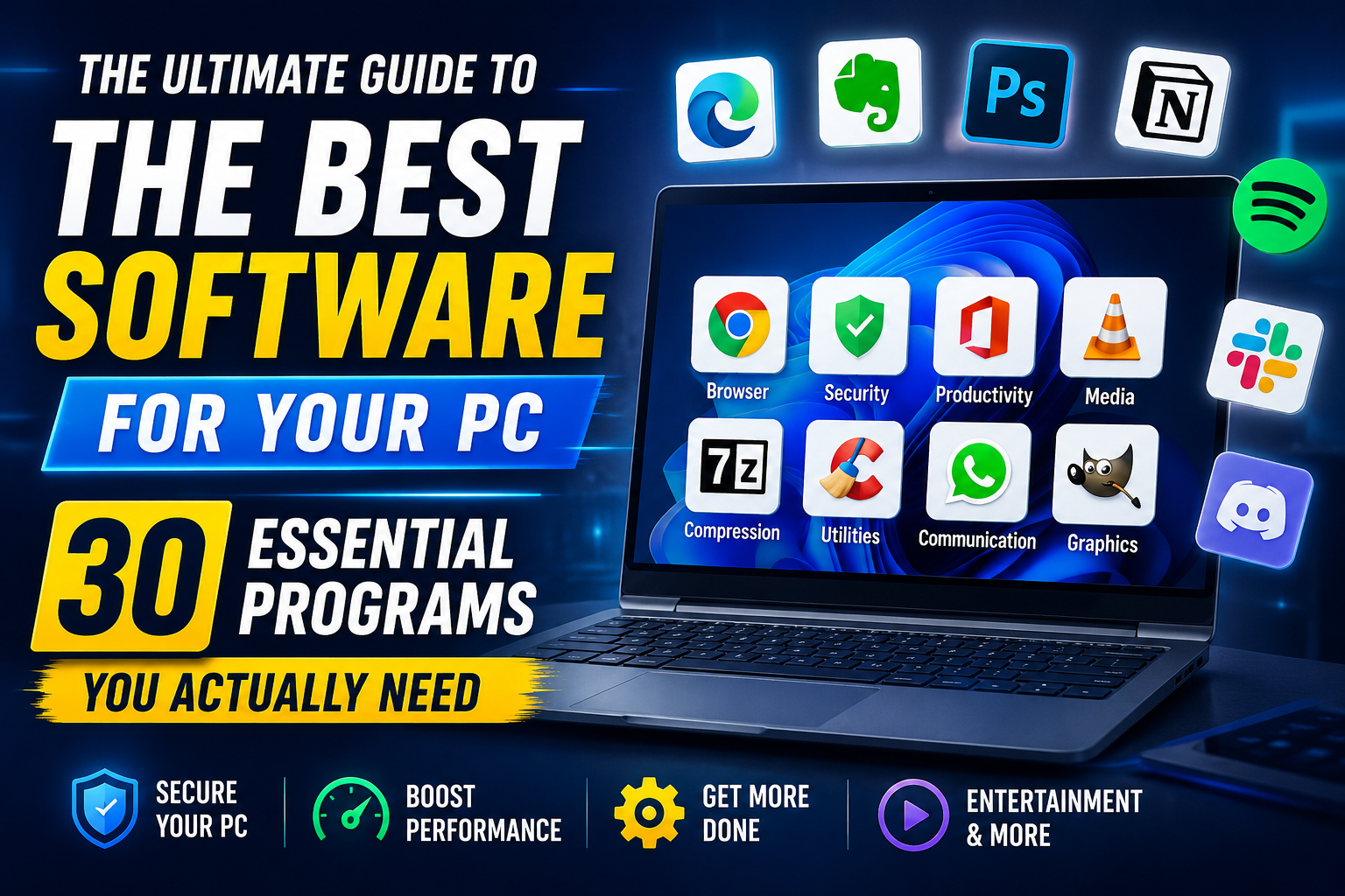 The Ultimate Guide to the Best Software for Your PC: 30 Essential Programs You Actually Need