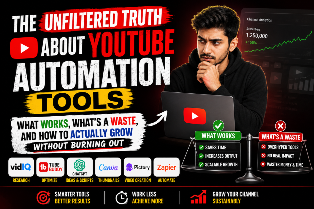 The Unfiltered Truth About YouTube Automation Tools: What Works, What’s a Waste, and How to Actually Grow Without Burning Out