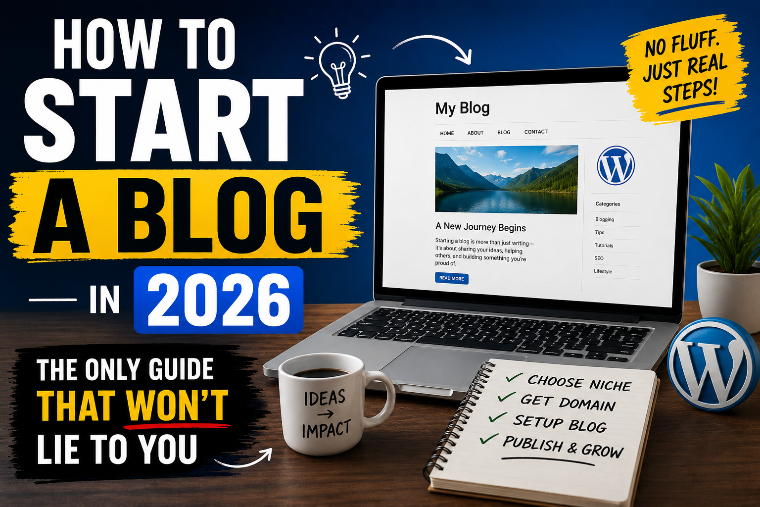 How to Start a Blog in 2026: The Only Guide That Won’t Lie to You