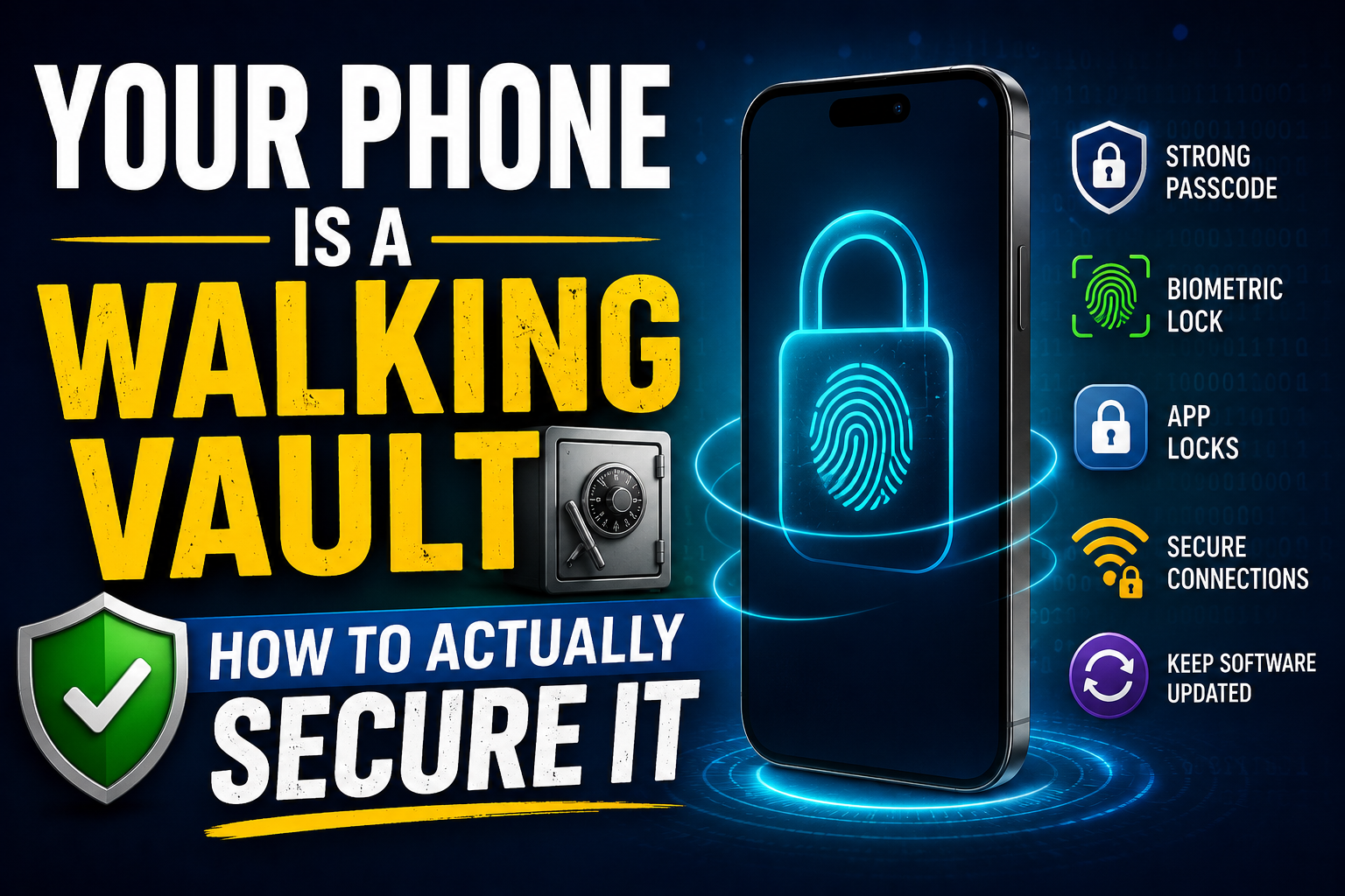 Your Phone Is a Walking Vault: How to Actually Secure It