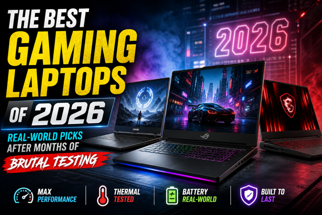 The Best Gaming Laptops of 2026: Real-World Picks After Months of Brutal Testing