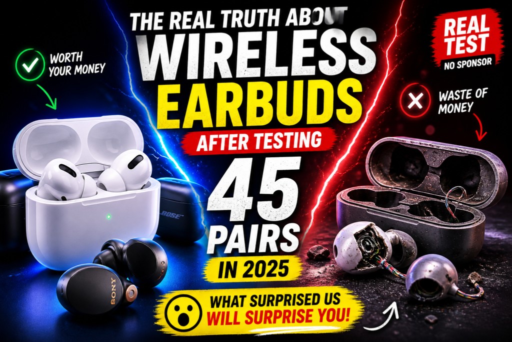 The Real Truth About Wireless Earbuds After Testing 45 Pairs in 2025