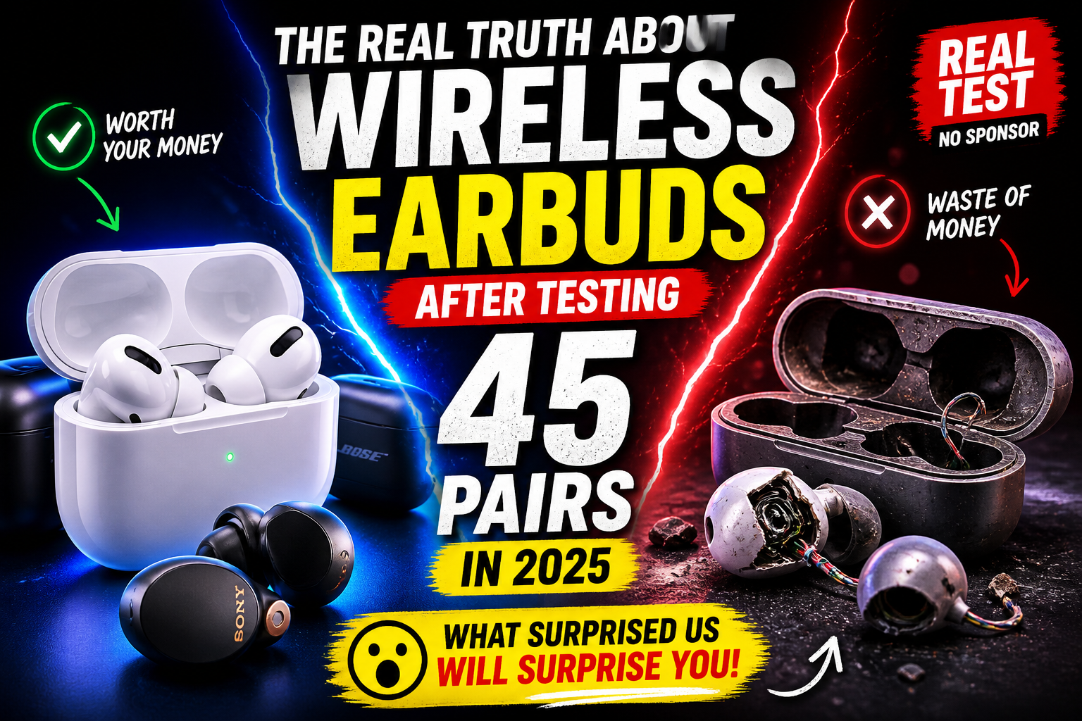 The Real Truth About Wireless Earbuds After Testing 45 Pairs in 2025